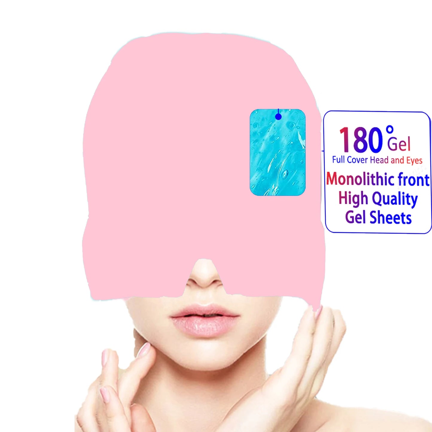 Migraine Relief Hat headache Gel Hot Cold Sleeping Eye Mask Therapy