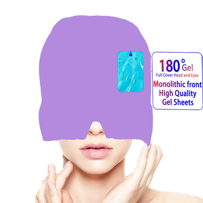 Migraine Relief Hat headache Gel Hot Cold Sleeping Eye Mask Therapy