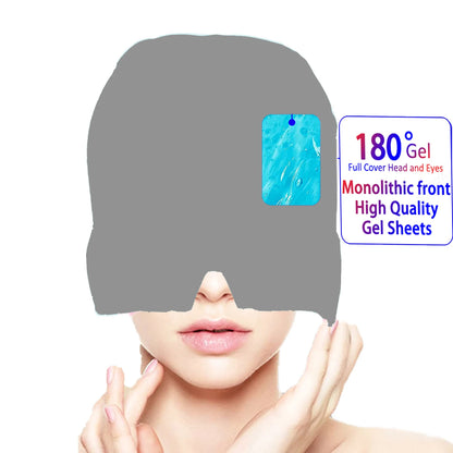 Migraine Relief Hat headache Gel Hot Cold Sleeping Eye Mask Therapy