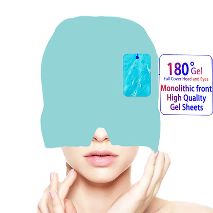 Migraine Relief Hat headache Gel Hot Cold Sleeping Eye Mask Therapy
